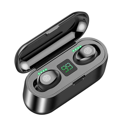 Touch Control Wireless Bluetooth Earphones Mini F9 5.0 TWS IPX5 Waterproof Touch Wireless Stereo Bluetooth Headset Mini Stealth Sports Headphones
