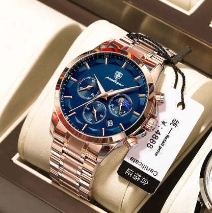 Waterproof Multifunctional Men’s Quartz Sports Watch