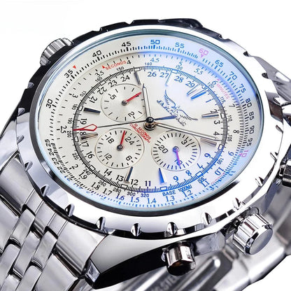 Jaragar Men's Automatic Mechanical Watch with Calendar