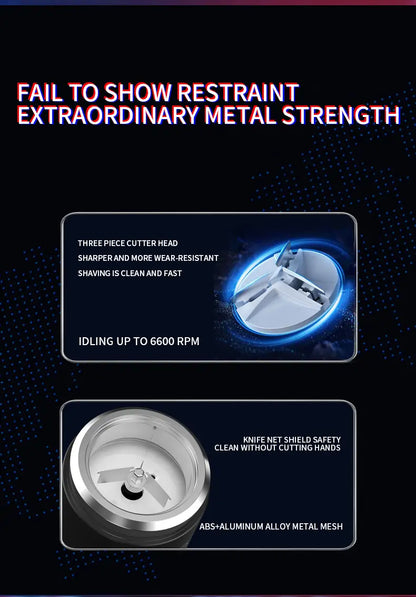 Portable Electric Razor for Men - Mini Shaver Tool