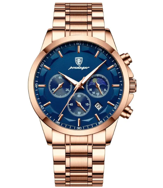 Waterproof Multifunctional Men’s Quartz Sports Watch