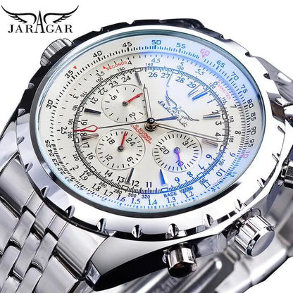 Jaragar Men's Automatic Mechanical Watch with Calendar